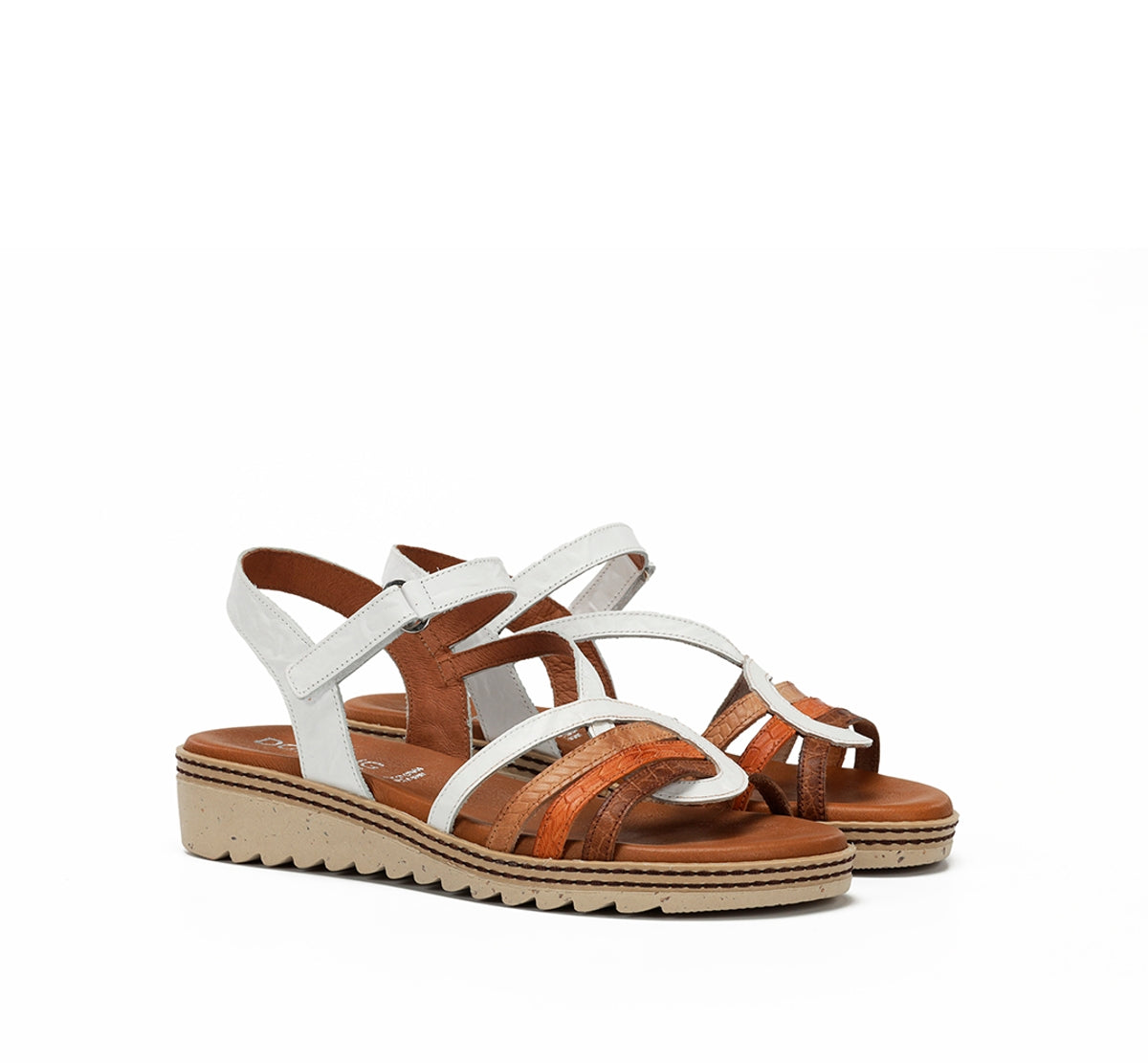 Dorking by Fluchos Espe D9113 sandales femme blanches