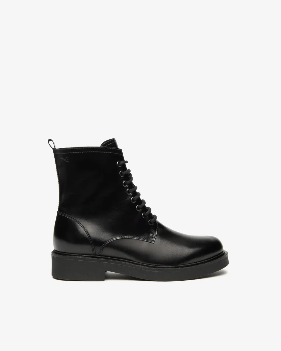 Nero Giardini Combat Boots rangers cuir femme Italie