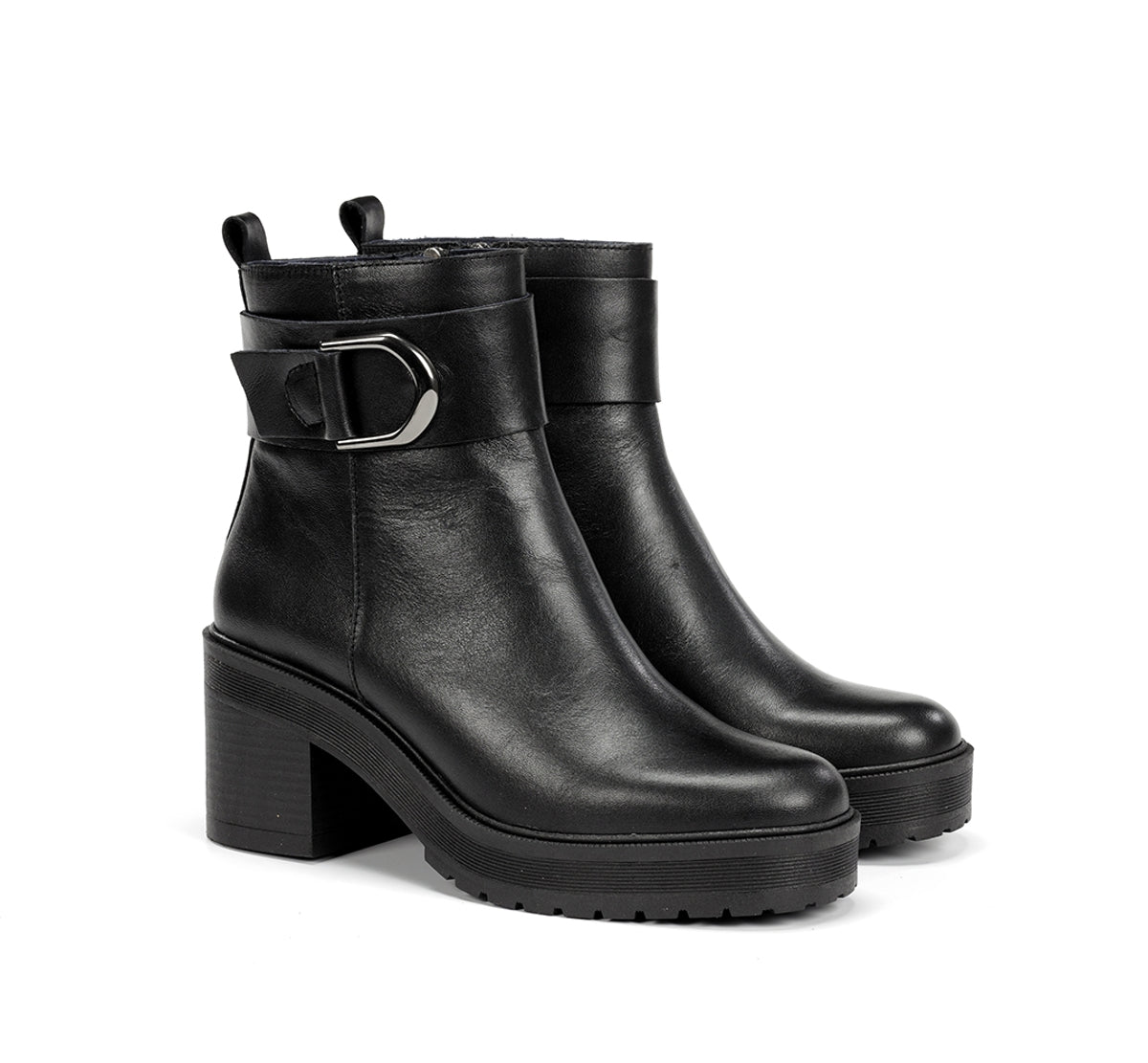 Dorking by Fluchos Sarah D9573 bottine noire femme talon large