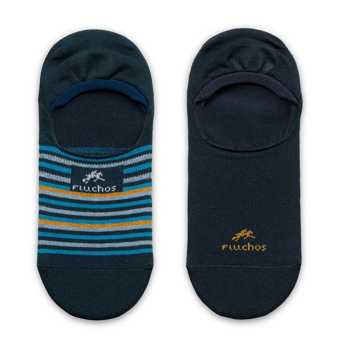 Fluchos CA0002 socquettes homme bleu ocean x2