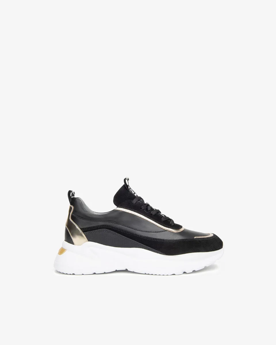 Nero Giardini Sneakers cuir femme daim