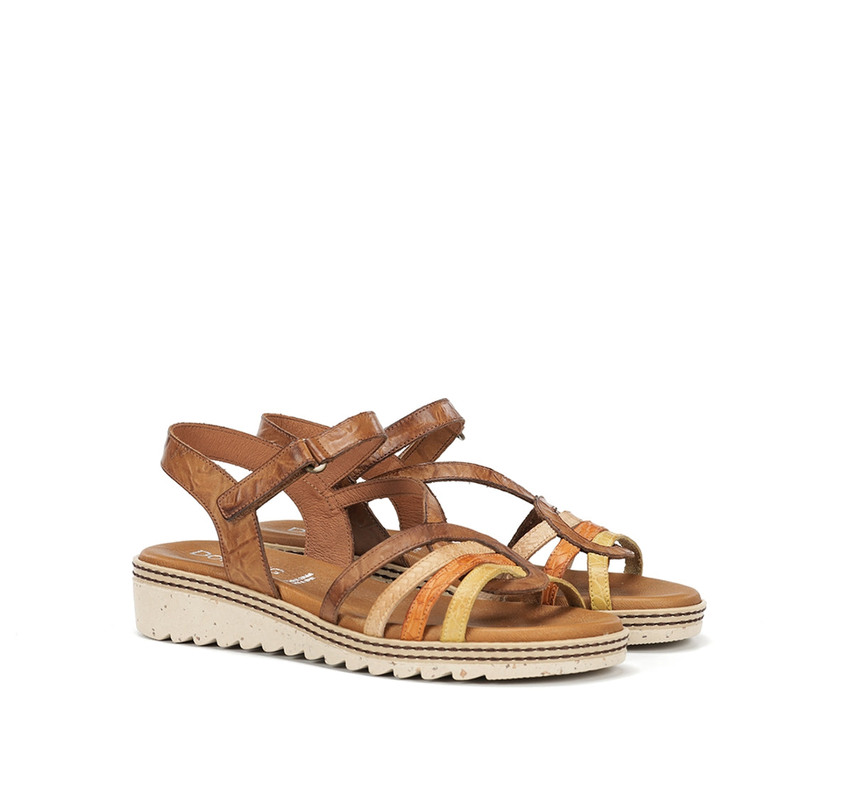 Dorking Espe D9113 sandale marron femme confort