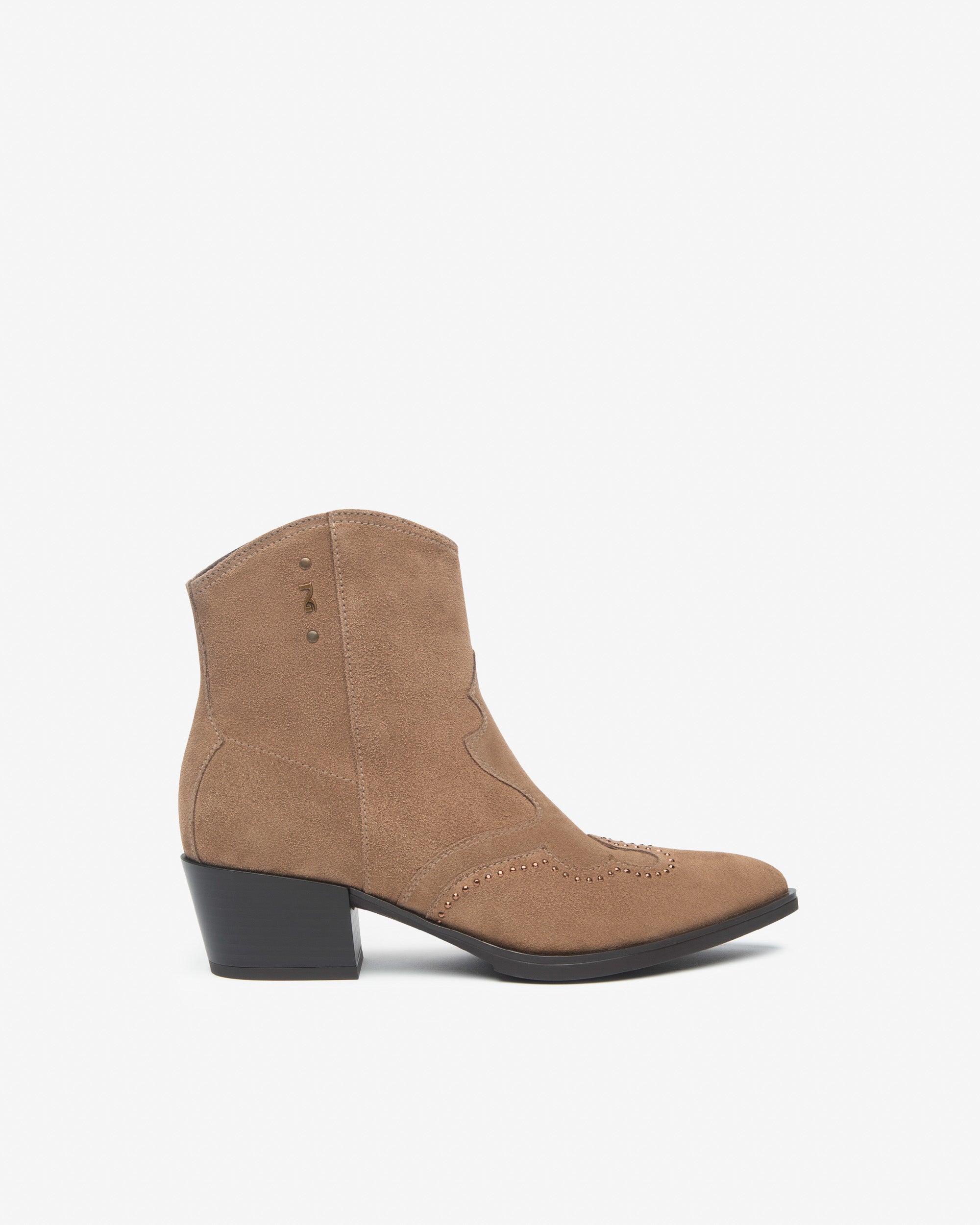 Nero Giardini Ankle Boots Santiags Daim Femme Zip