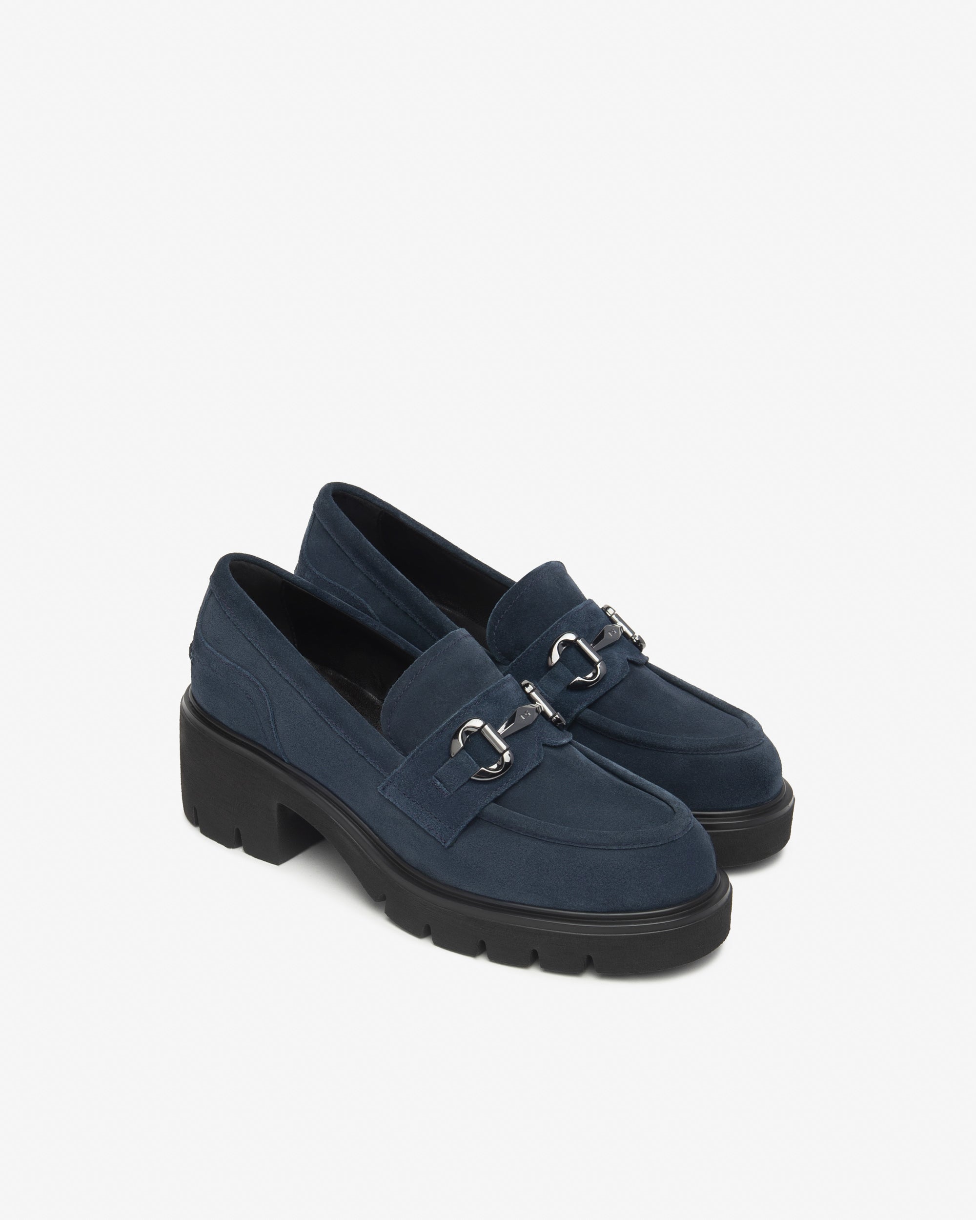 Nero Giardini Loafers Mocassins Daim Femme Talon 60mm