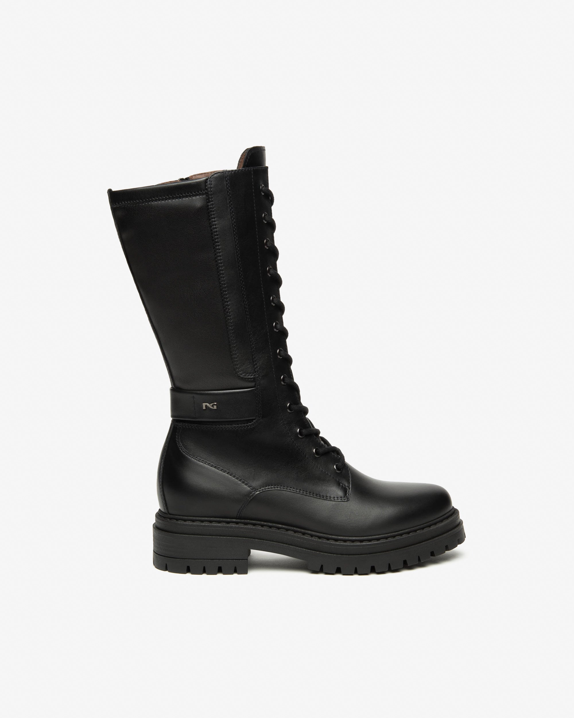 Nero Giardini Boots bottes cuir tissu femme
