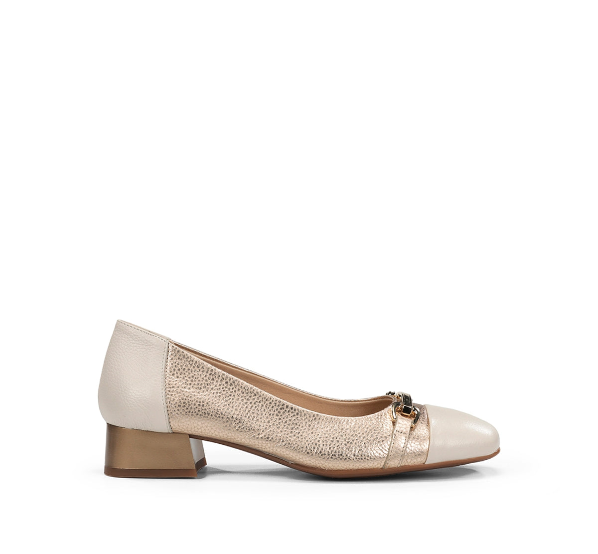 Dorking by Fluchos Gia D9304 mocassin doré à talon