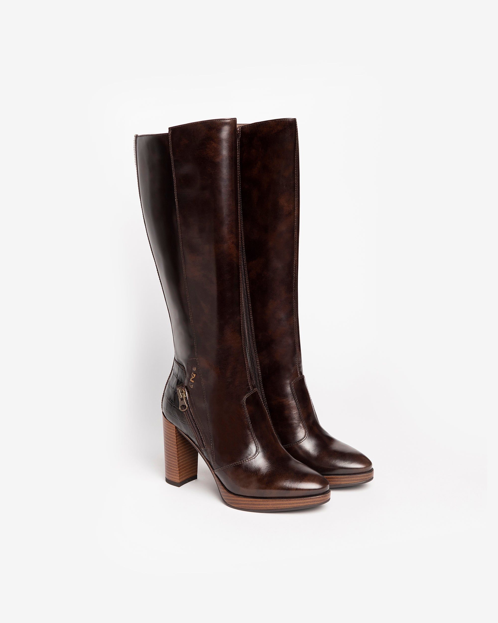 Nero Giardini Boots bottes cuir femme hiver
