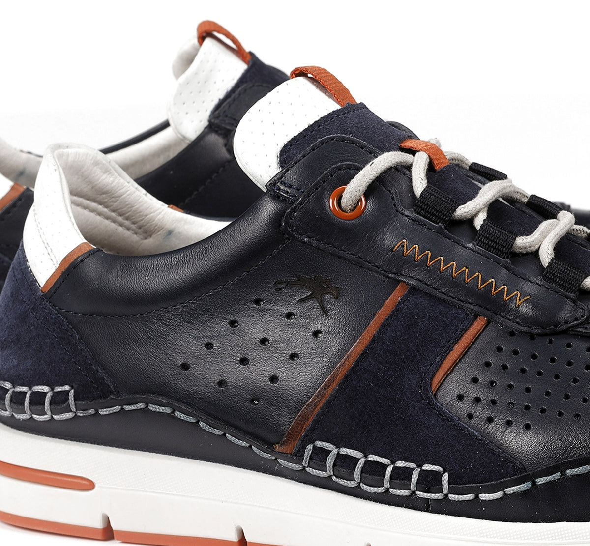 Fluchos Yannic F1442 baskets homme bleues lacets