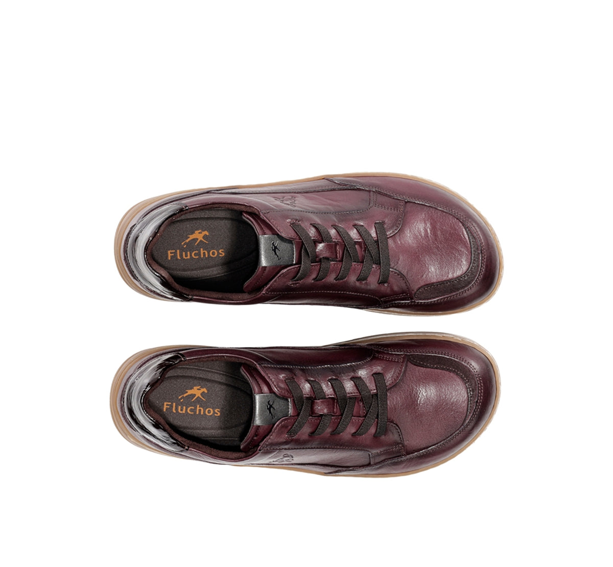 Fluchos Jungle F2552 baskets bordeaux femme cuir