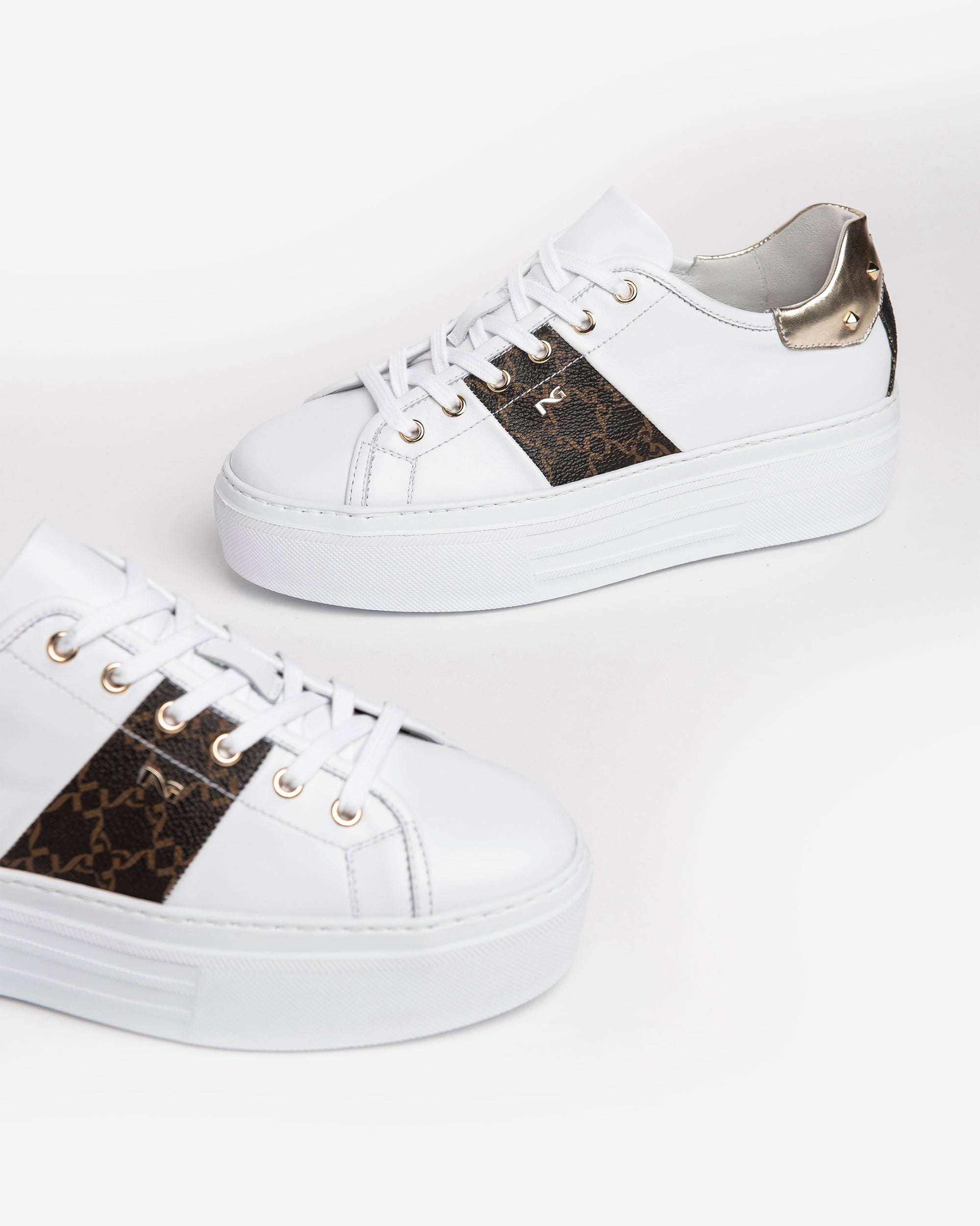 Nero Giardini Sneakers baskets cuir femme confort