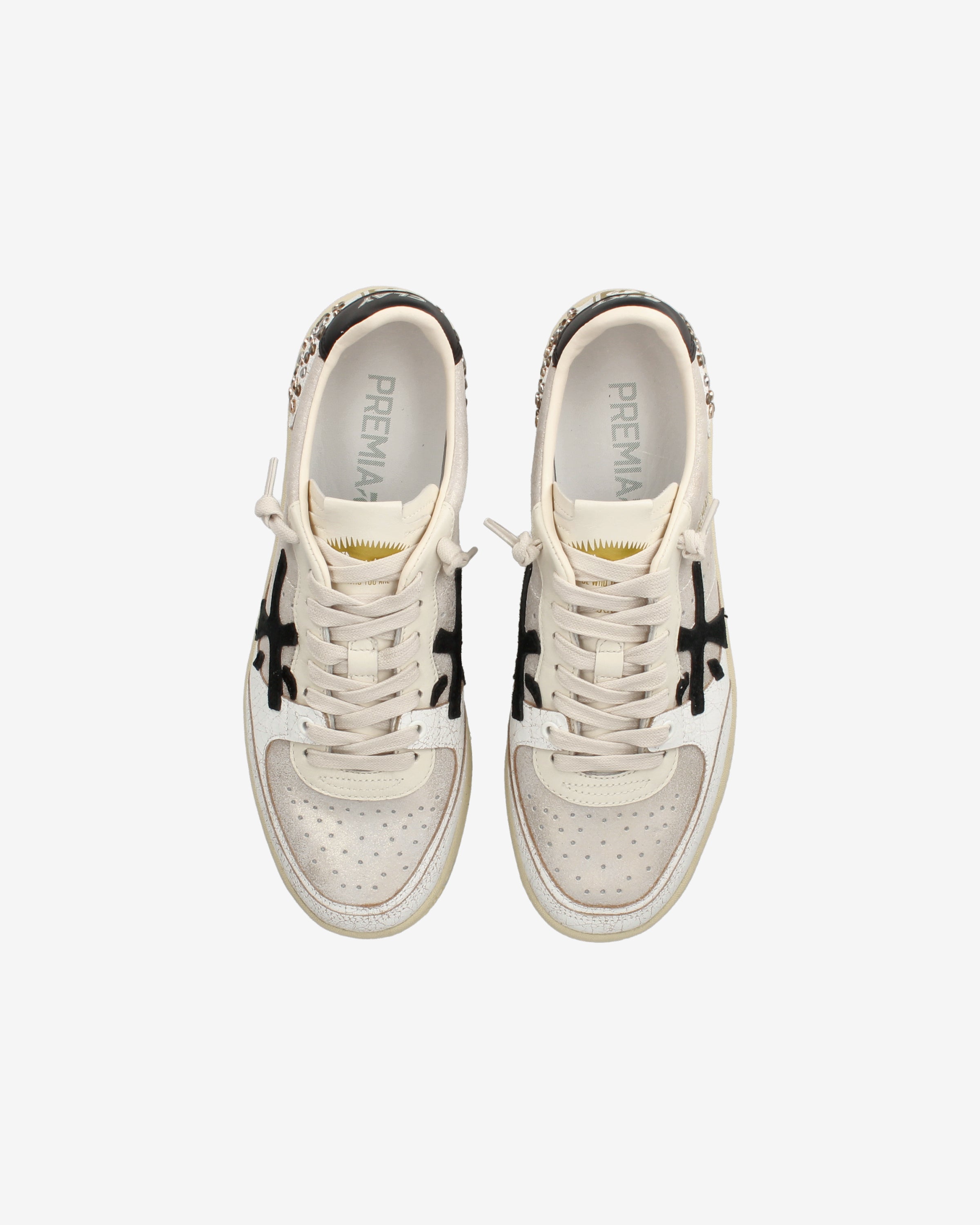 Premiata Bskt Clayd 7661 sneakers cuir blanc femme