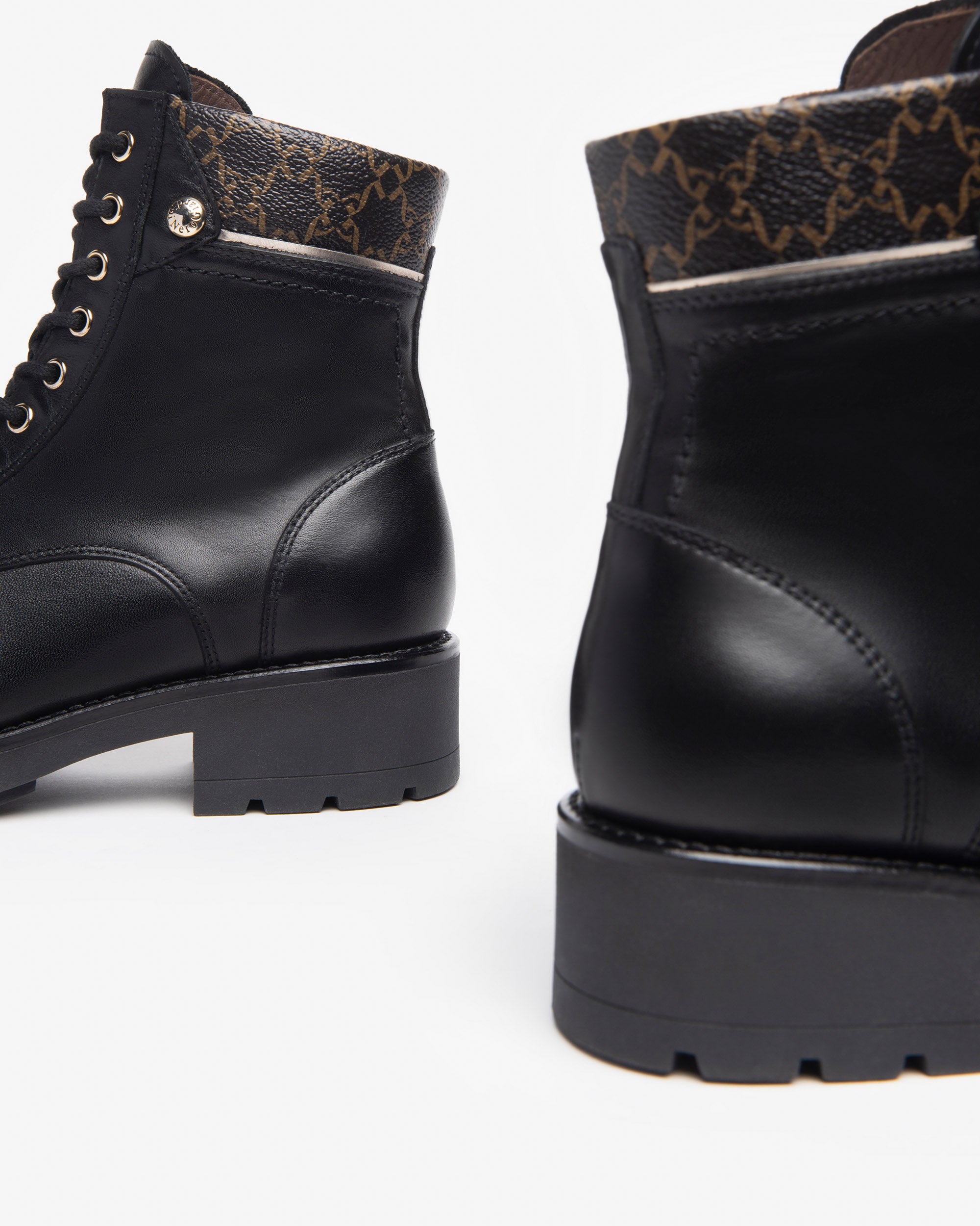 Nero Giardini Combat Boots rangers cuir femme hiver