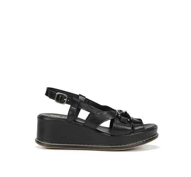 Dorking Windy D9651 sandales femme noires plateforme