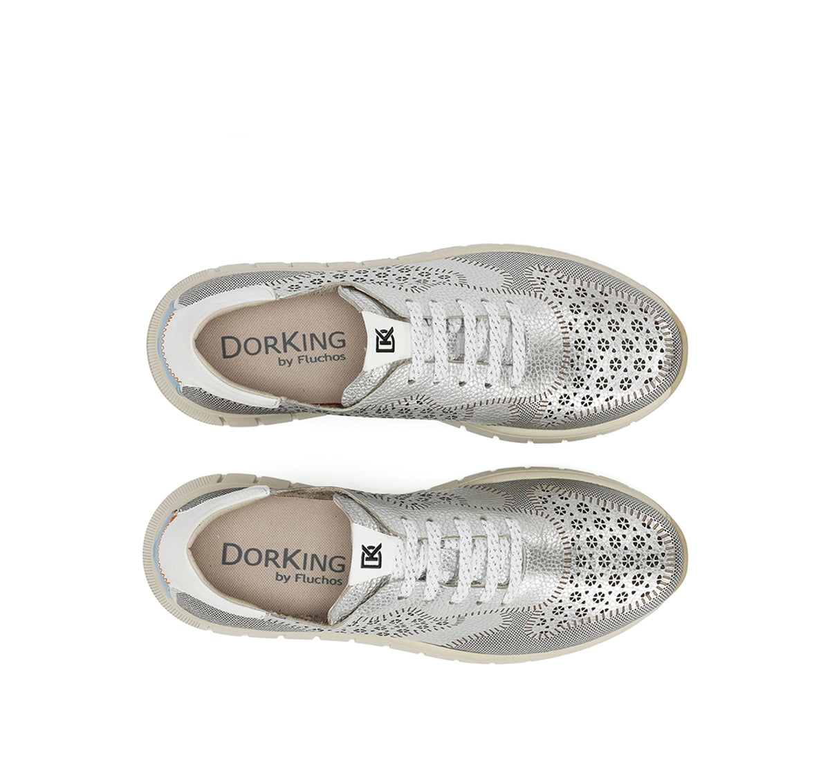 Dorking Kloss D9632 basket argent femme