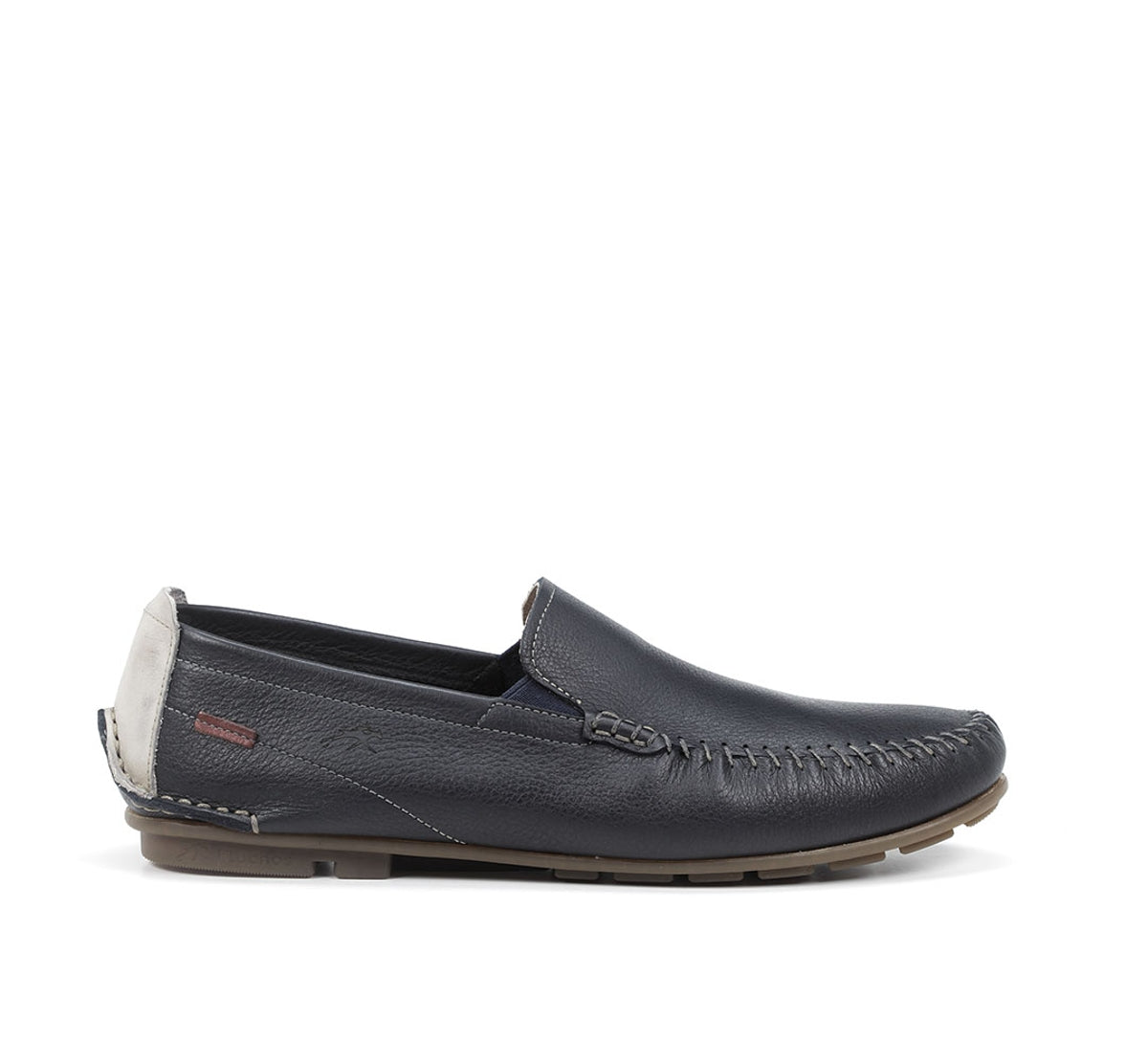 Fluchos Dorian F1173 mocassin bleu homme cuir