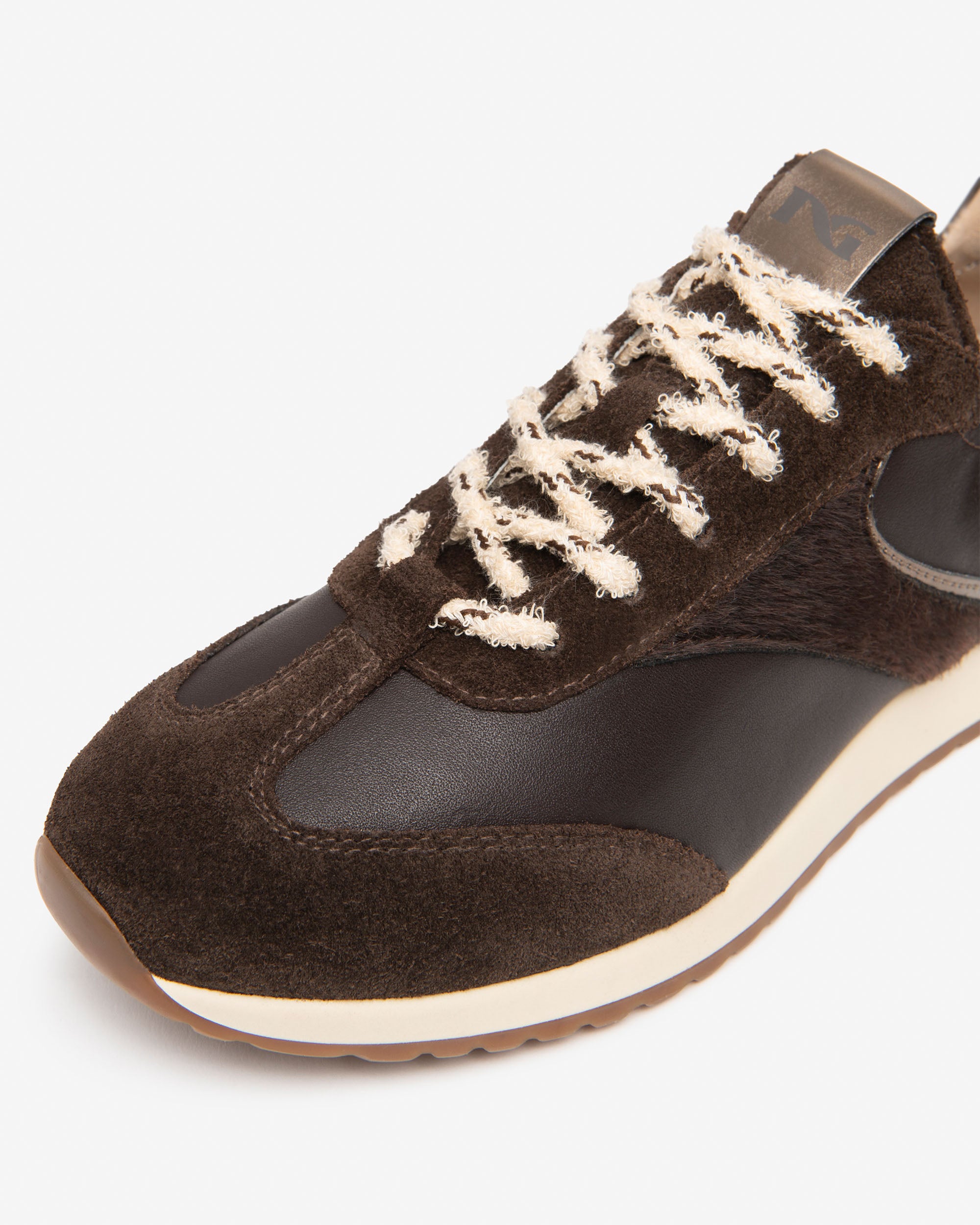 Nero Giardini Sneakers baskets daim cuir tissu femme