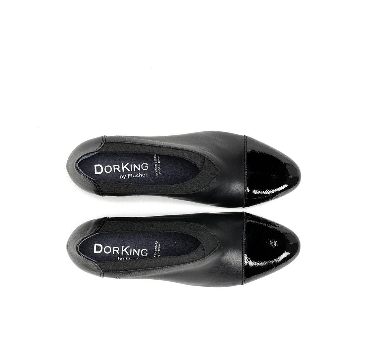 Dorking by Fluchos Dora D8880 Chaussures Femme Noir