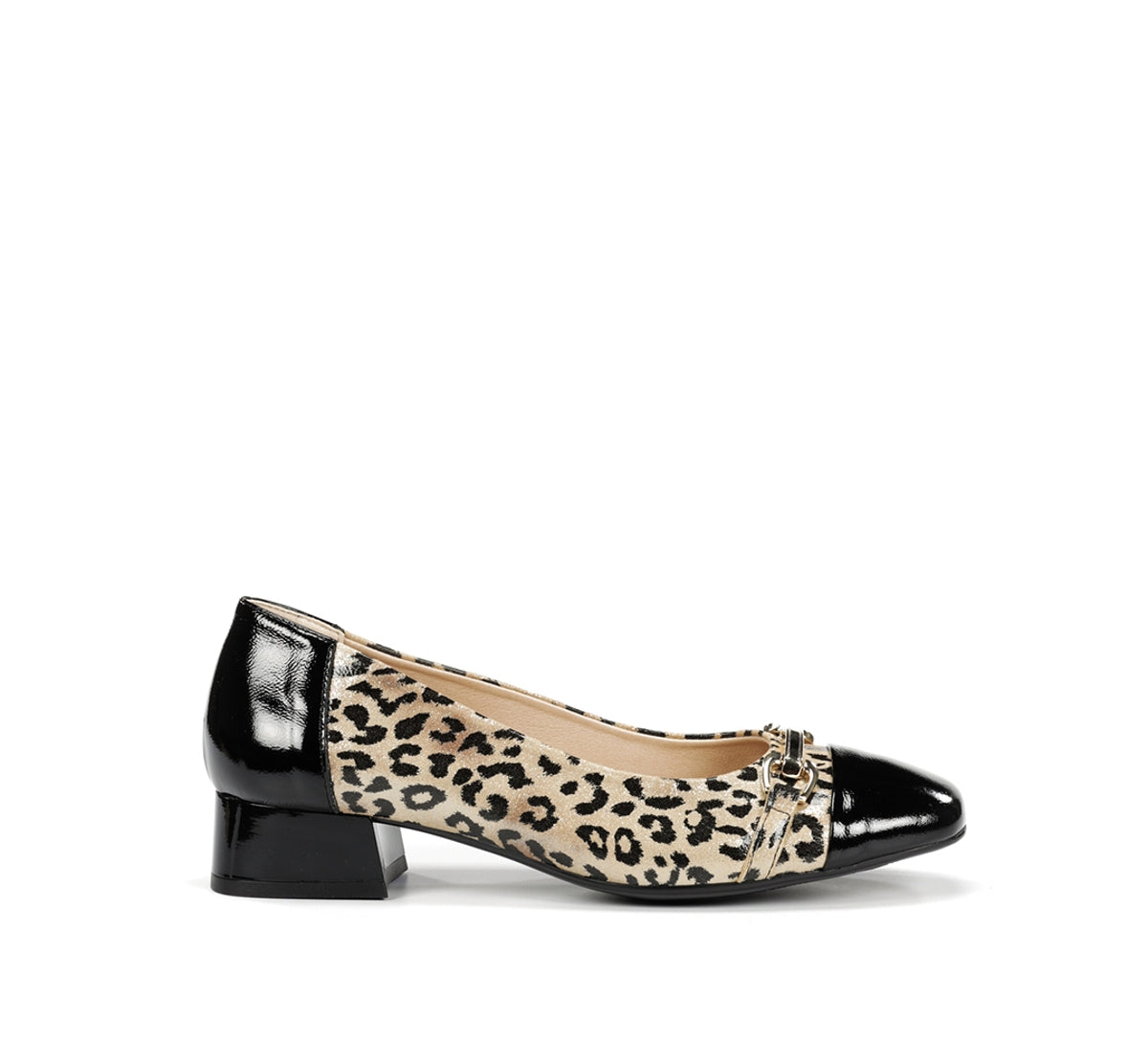 Dorking Gia D9304 mocassins noirs femme cuir talon