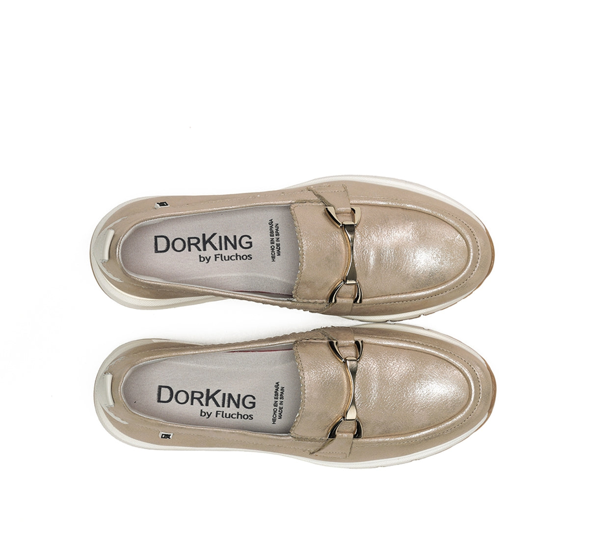 Dorking by Fluchos Serena D9047 mocassin doré femme