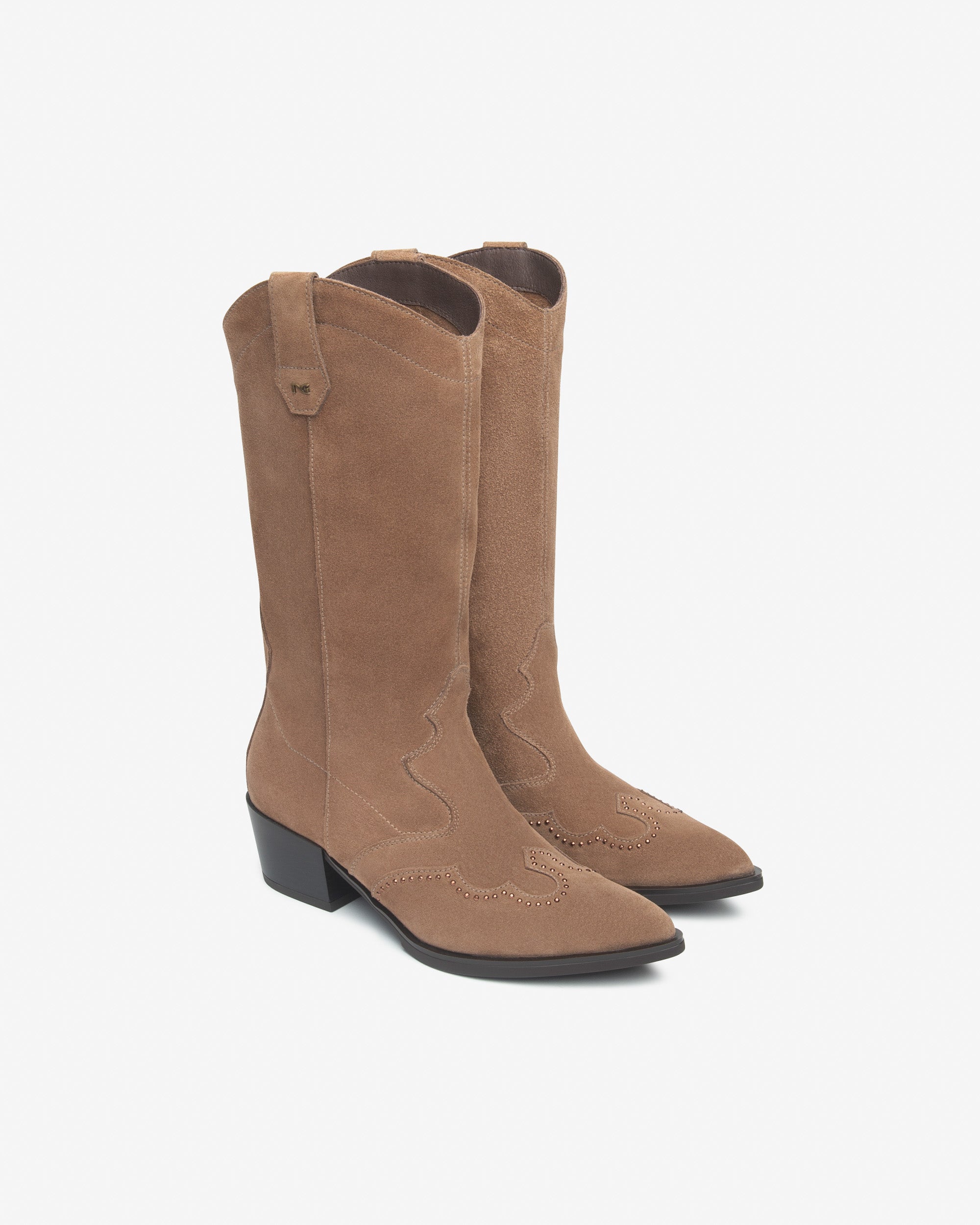 Nero Giardini Boots Bottes Daim Femme Santiags 50 mm
