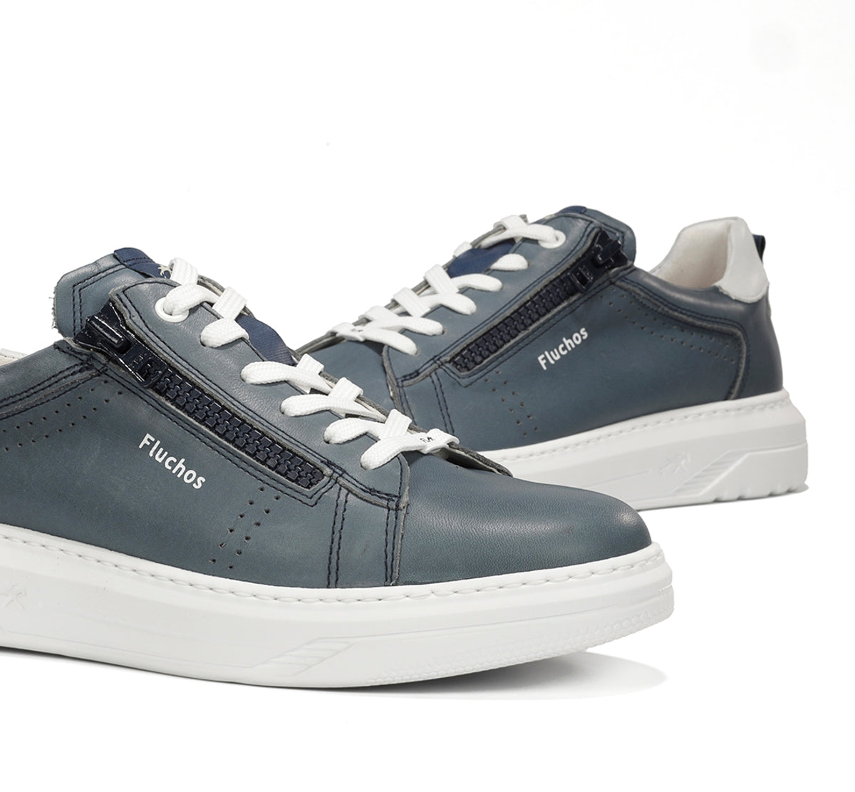 Fluchos Boston F1969 baskets homme bleu confort léger