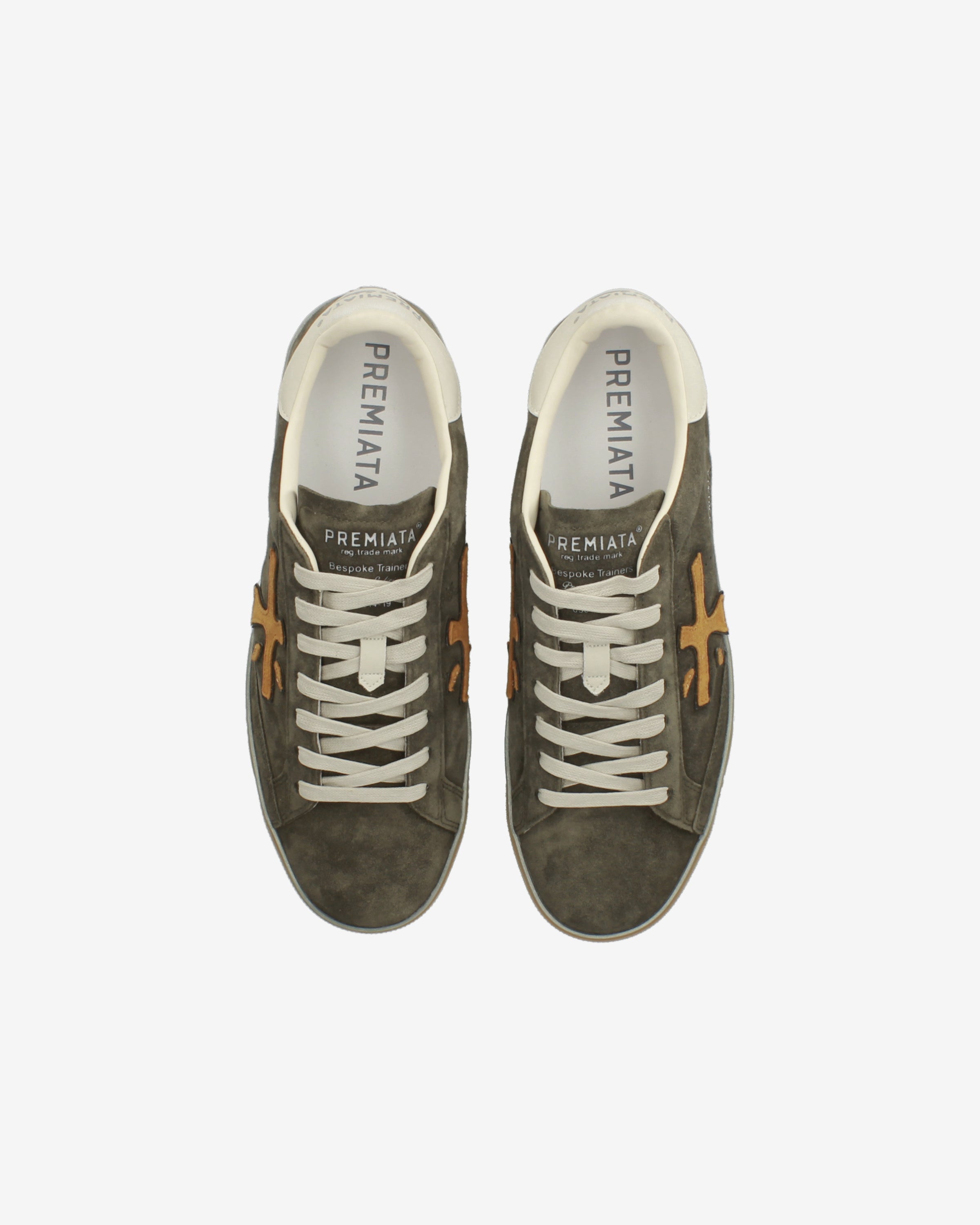 Premiata Steven 7627 sneakers cuir olive homme