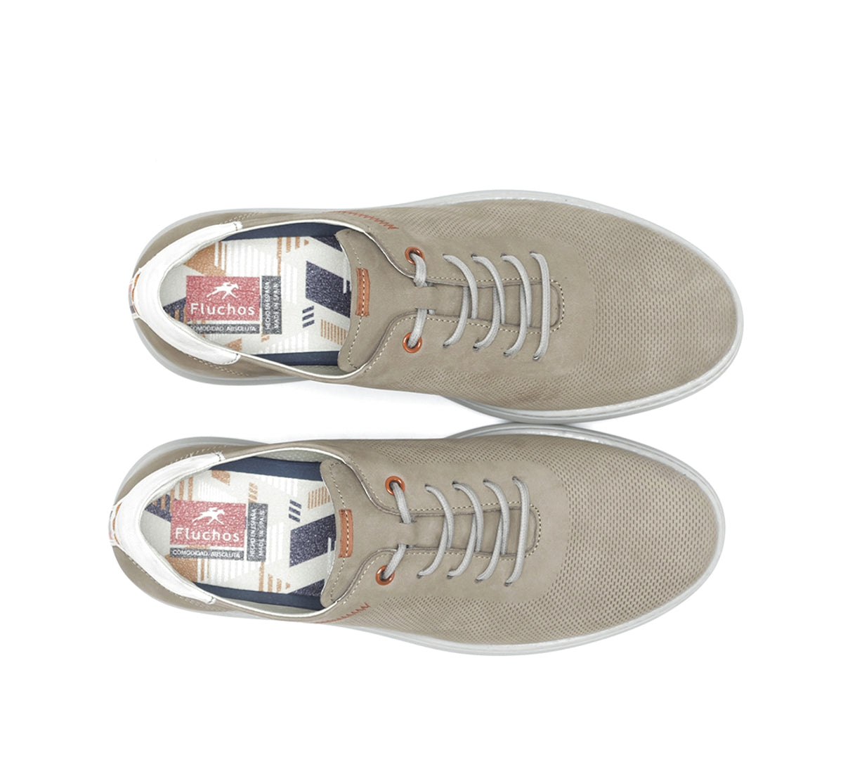 Fluchos Jack F1158 chaussures taupe homme souples