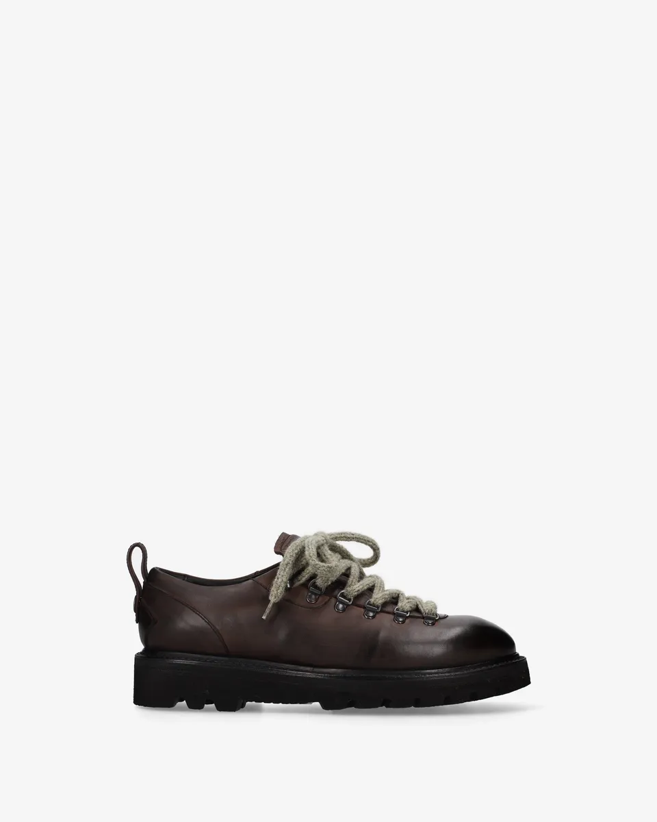 Premiata Mountain Brush derby cuir semelle crantée taille 9