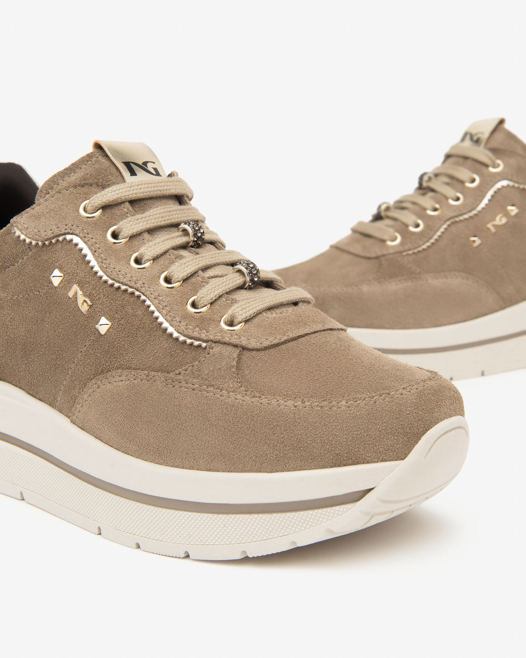 Nero Giardini Sneakers Daim Tissu Femme 38