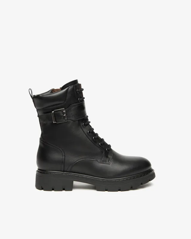 Nero Giardini Combat Boots bottines cuir femme hiver