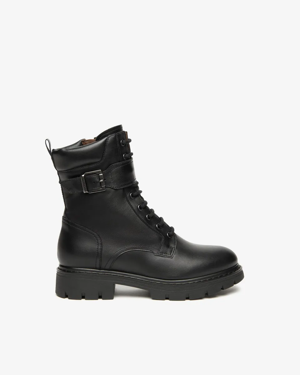 Nero Giardini Combat Boots bottines cuir femme hiver