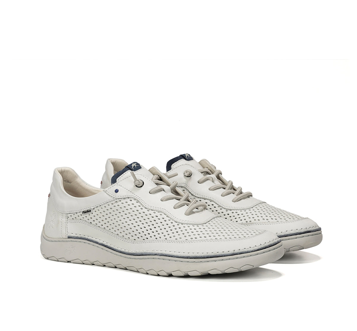 Fluchos Lenox F2219 baskets homme blanc confort large