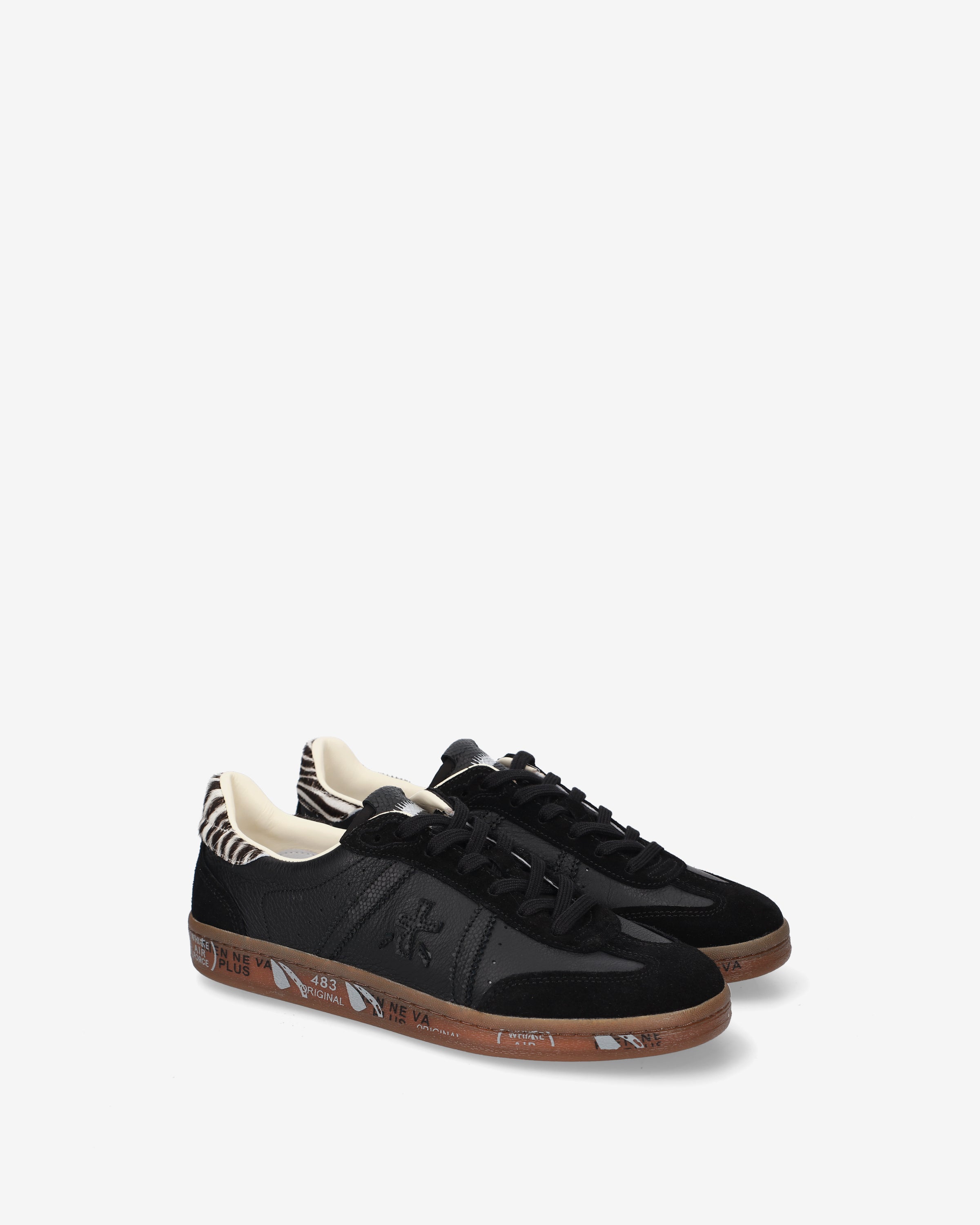 Premiata Bonnied 8583 baskets femme cuir noir