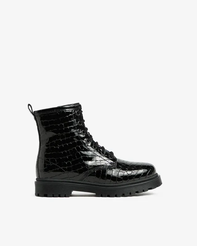 Nero Giardini Combat Boots Bottines Fille Tissu Technique