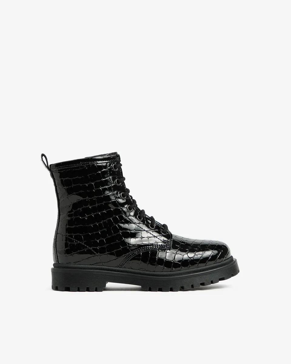 Nero Giardini Combat Boots Bottines Fille Tissu Technique