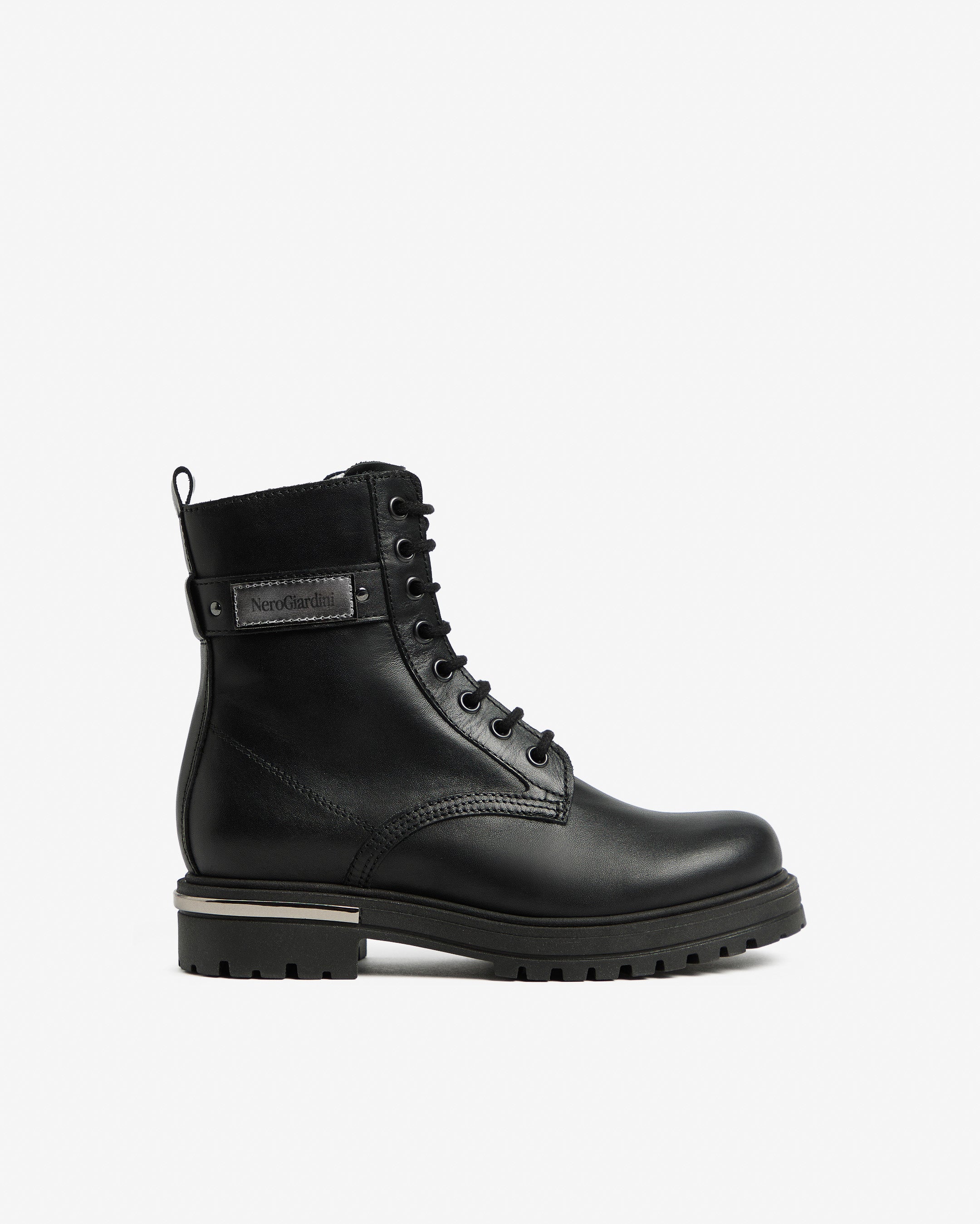Nero Giardini Combat Boots rangers cuir fille 33