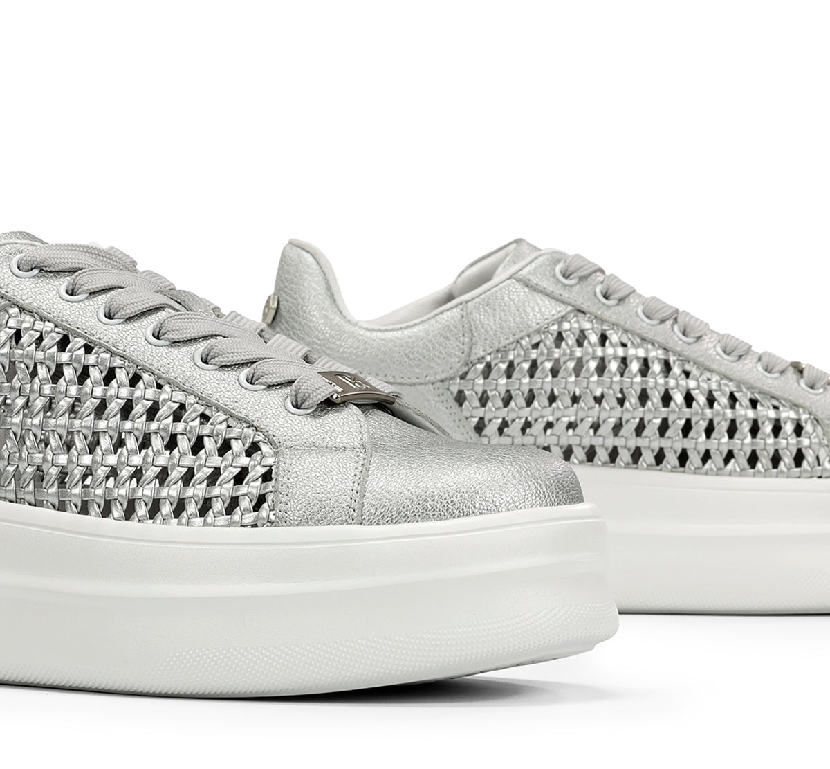 Dorking Swift D9522 sneakers argent femme plateforme