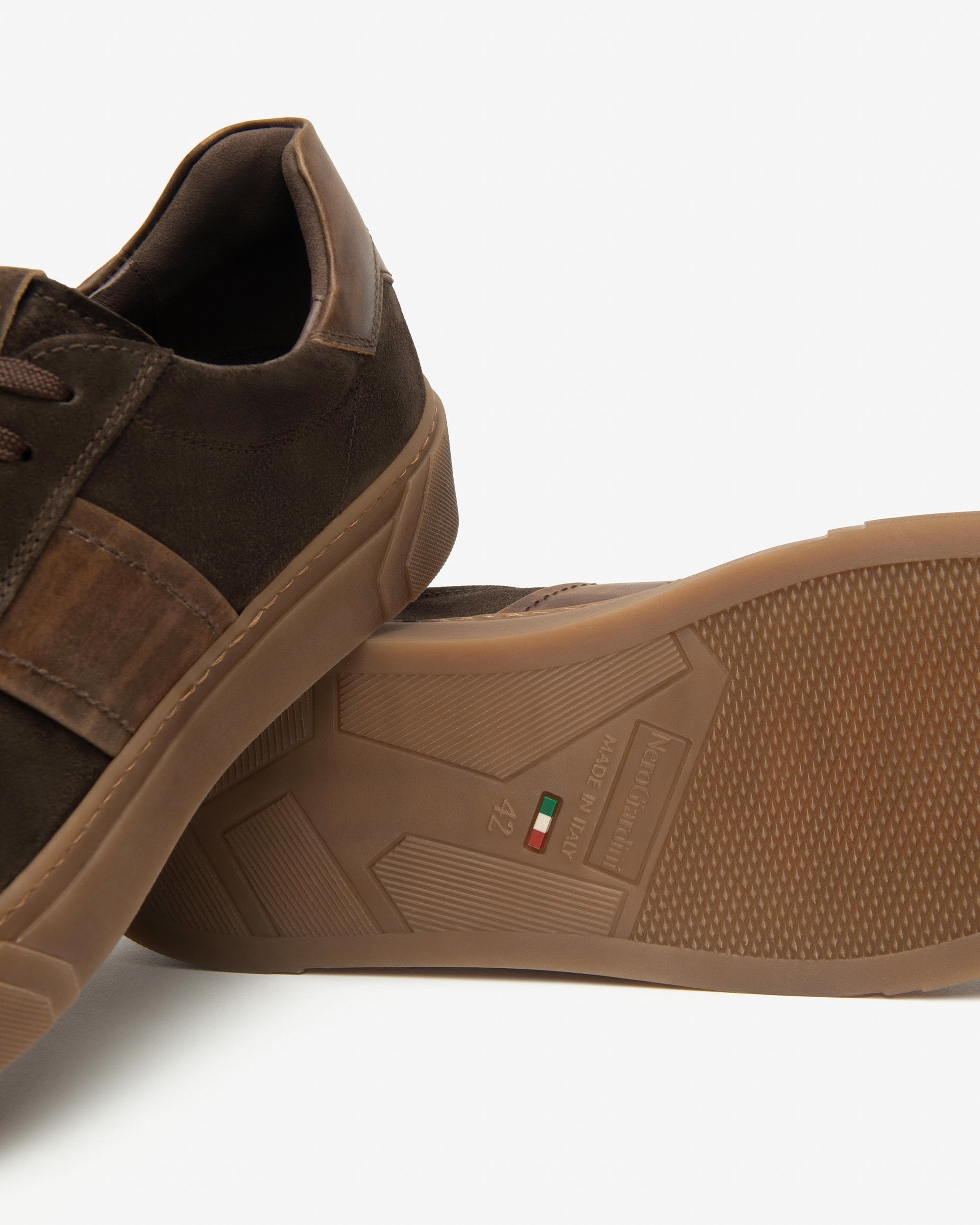 Nero Giardini Sneakers Baskets Cuir Daim Homme
