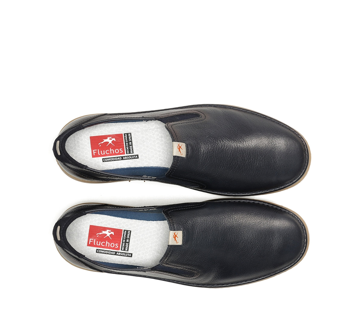 Fluchos Leo F1944 slip-on homme bleu rétro