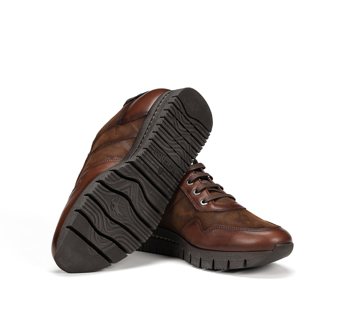 Fluchos Meryl F1624 basket femme marron cuir
