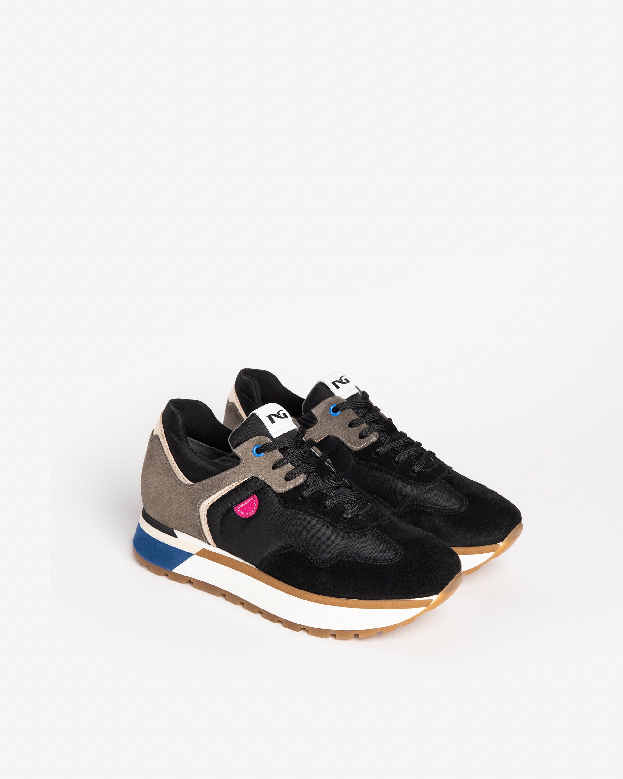 Nero Giardini Sneakers baskets femme cuir suède