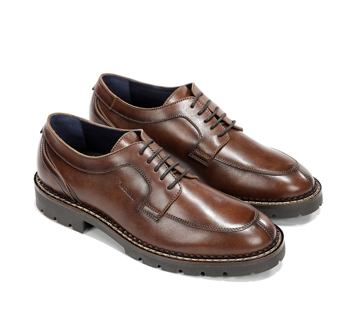 Fluchos Smith F2540 derbies marron cuir homme cousues