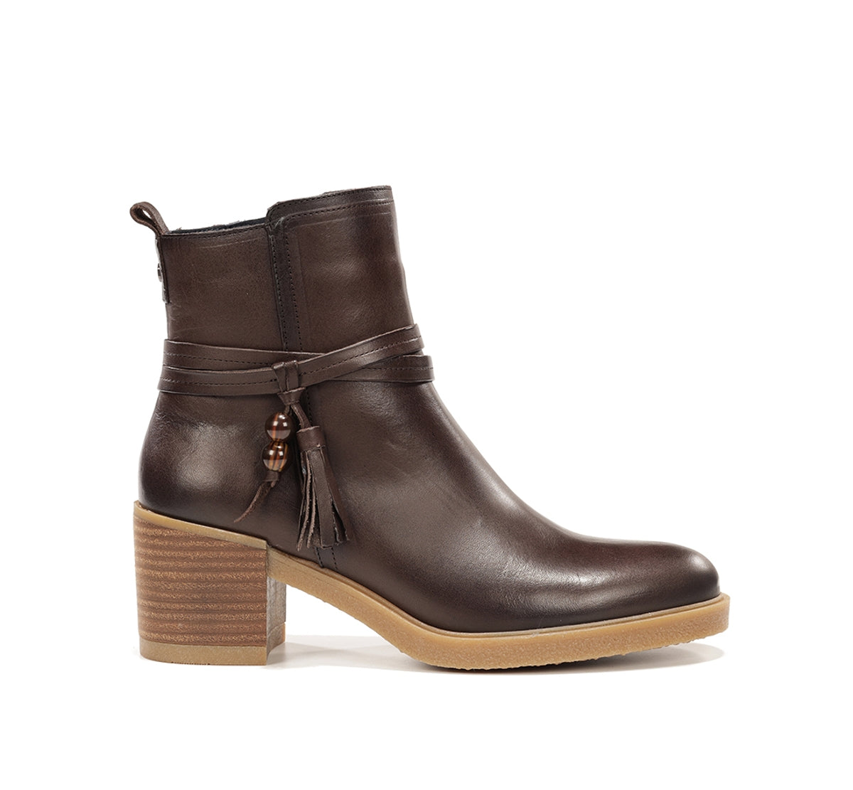 Dorking Aroma D9756 bottines marron cuir femme