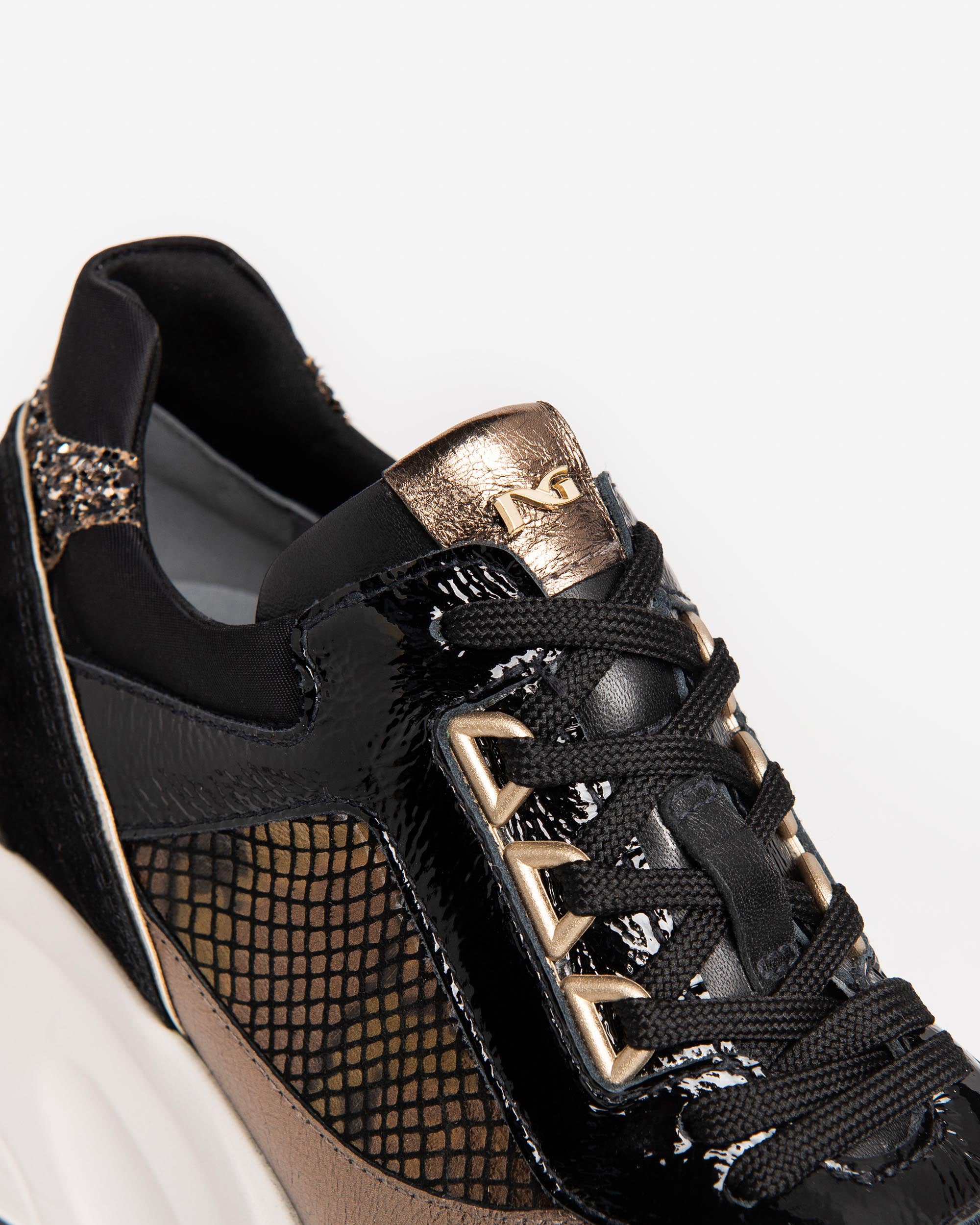 Nero Giardini Sneakers baskets cuir femme daim
