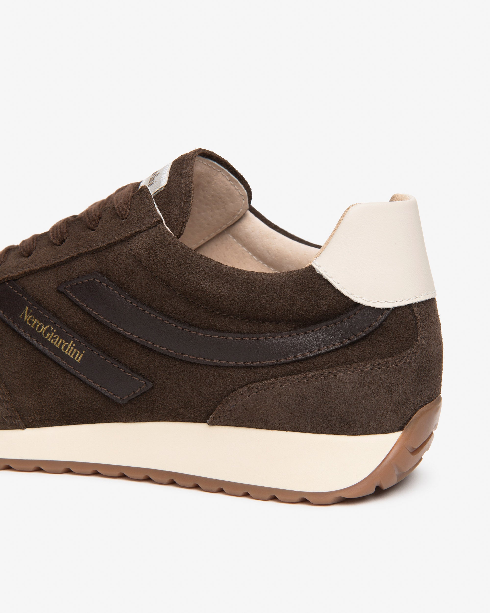Nero Giardini Sneakers baskets femme daim cuir lacets