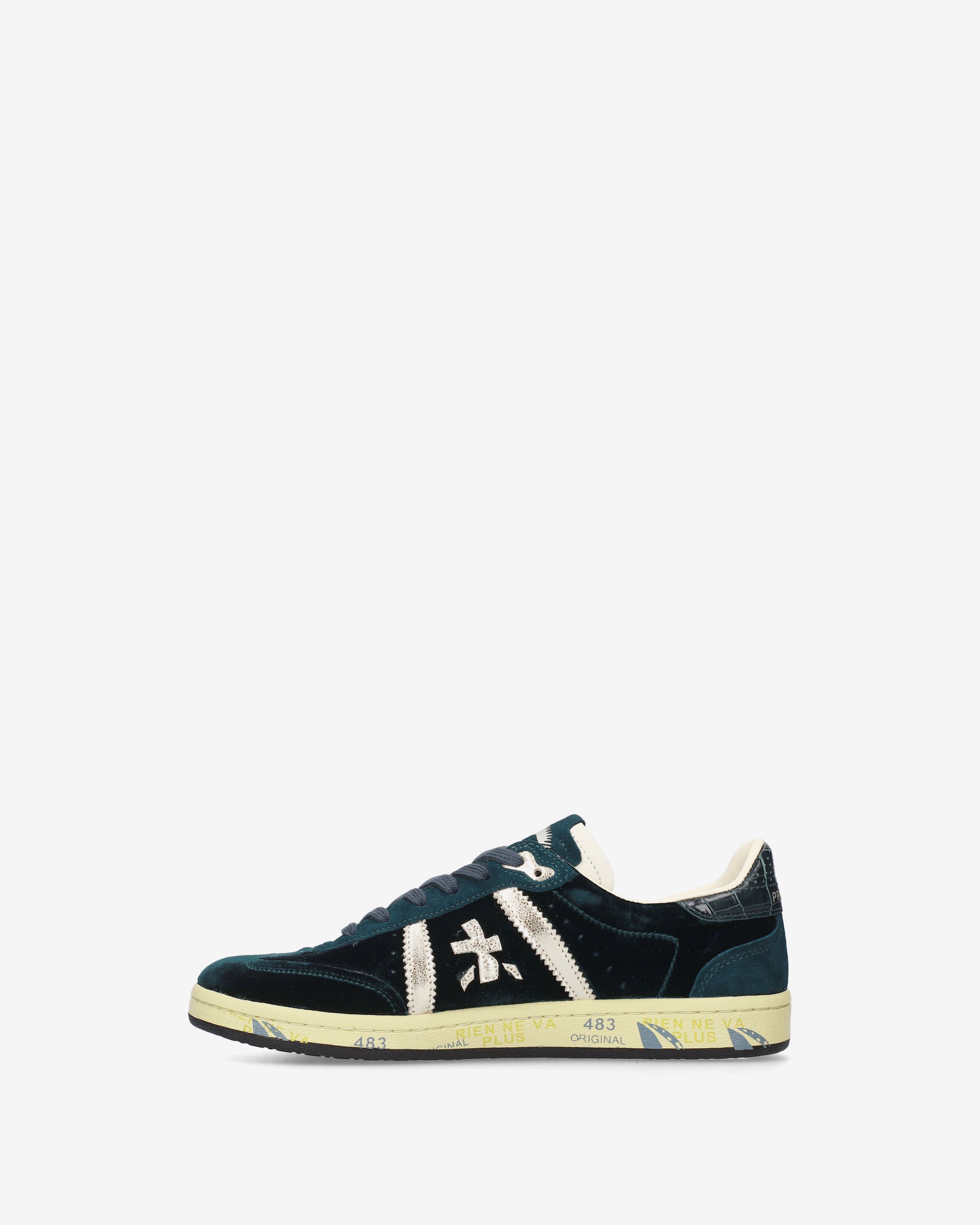Premiata Bonnied 8581 baskets bleu velours femme