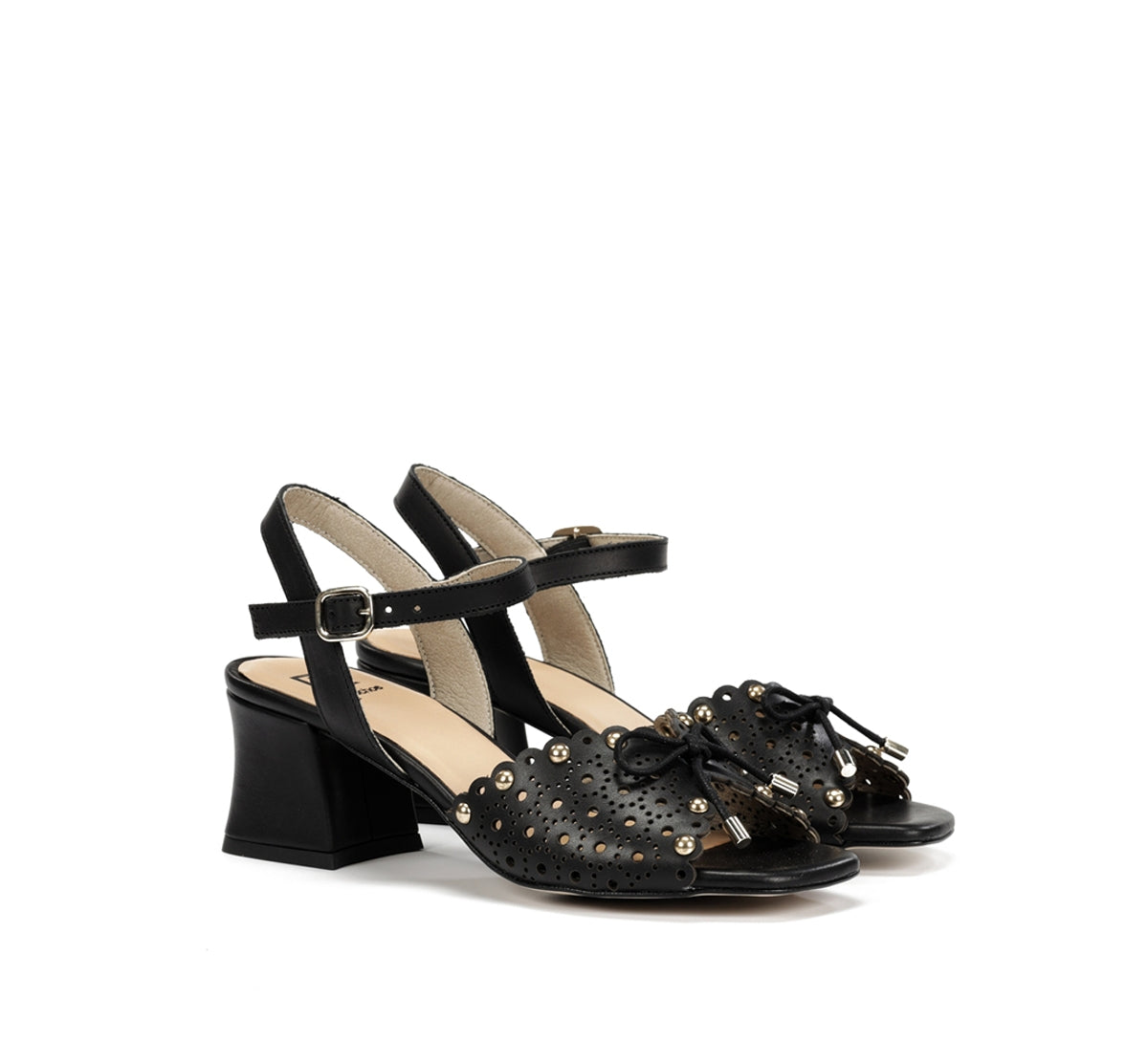 Dorking by Fluchos Larus D9457 sandales noir femme talon