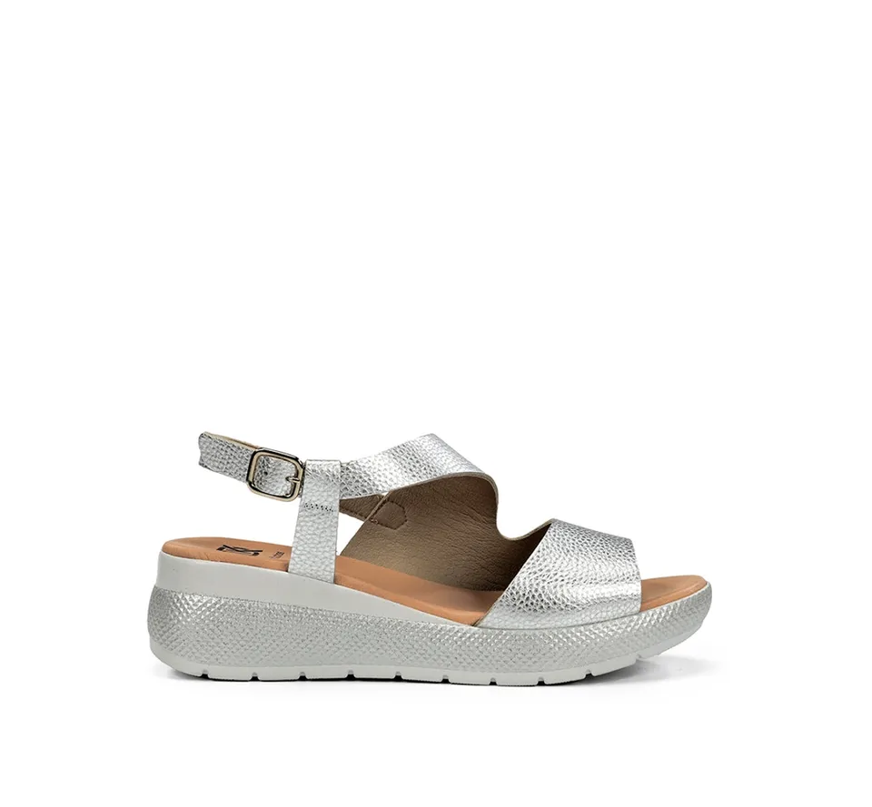 Dorking Ever D9495 sandales femme argent légères