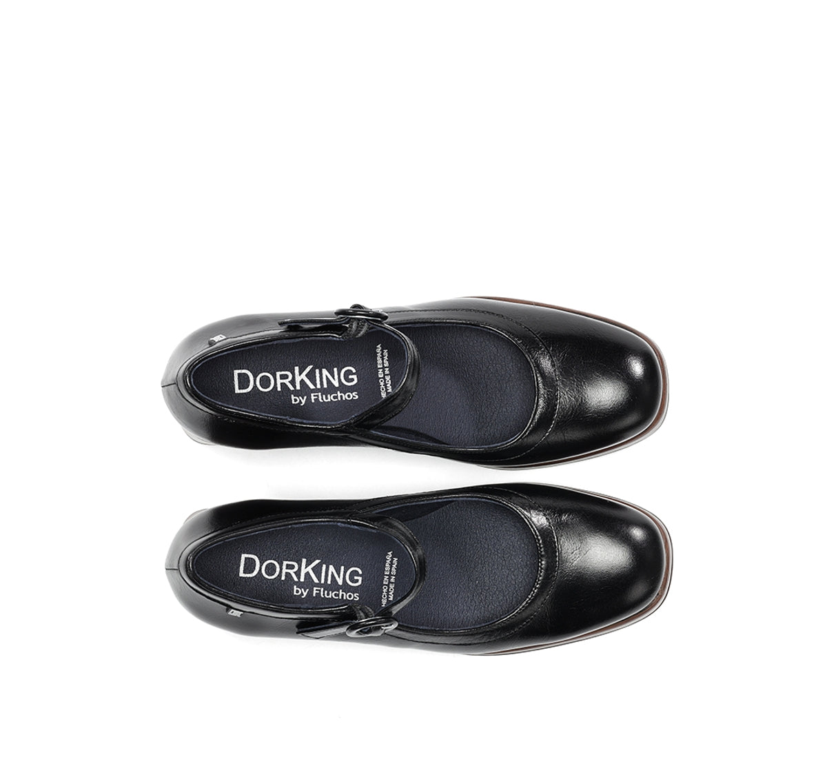 Dorking Cristel D9154 chaussure femme noir plateforme