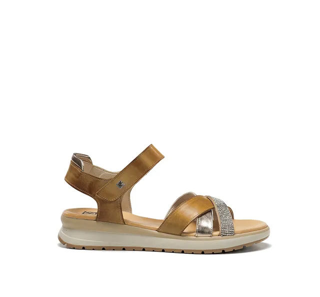 Dorking Ter D9728 sandales femme marron confort